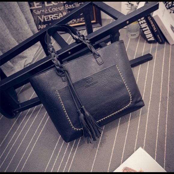 PU Leather Tote Shoulder Bags - Picture 2 of 4